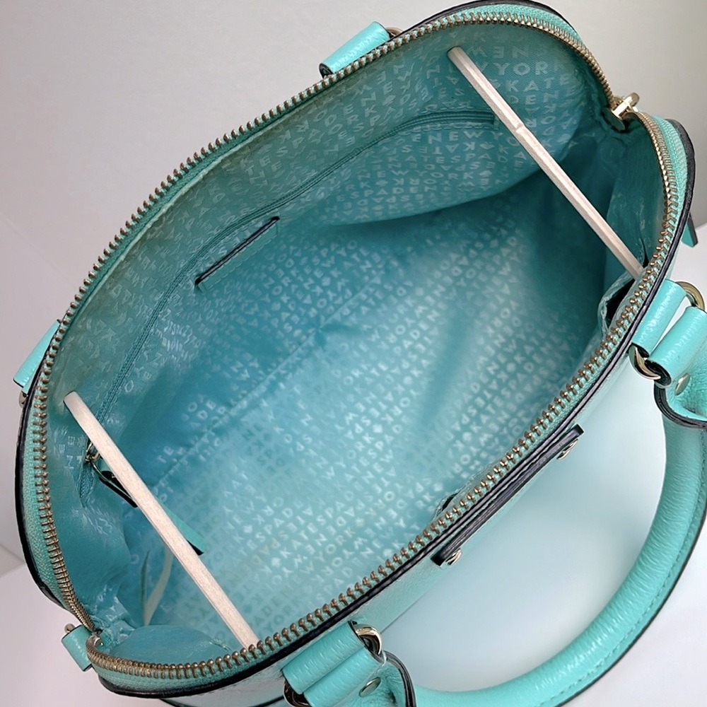 Kate Spade ♠️ Genuine Leather Satchel Crossbody - Picture 14 of 17